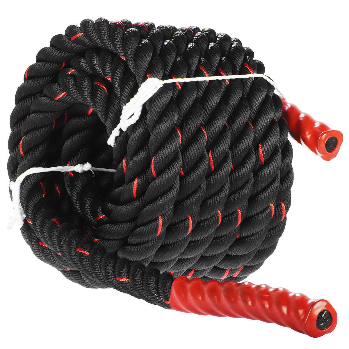 Канат для кроссфіту SportVida Battle Rope 12 м х 38 мм, бойовий crossfit-канат (SV-HK0100)