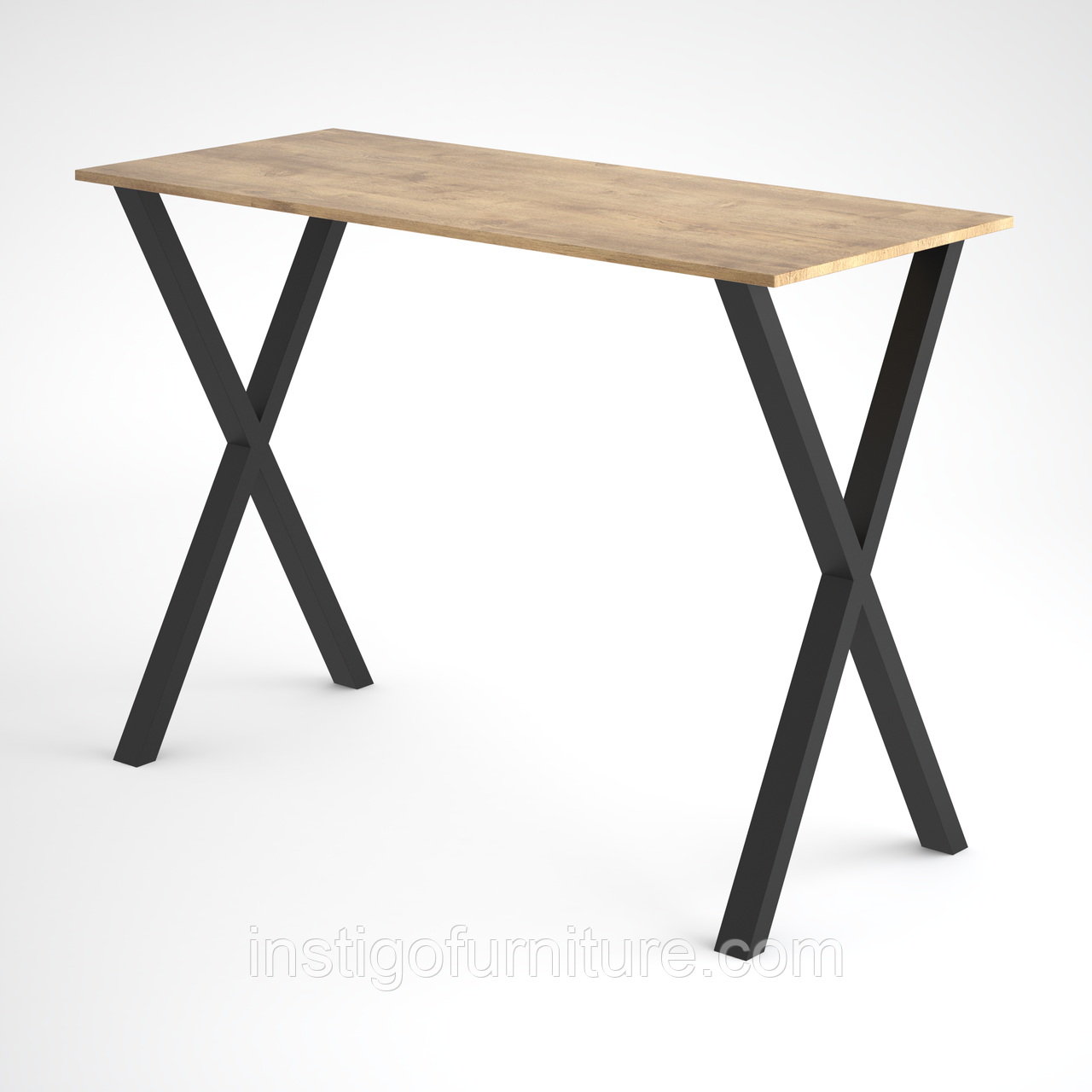 Опора ніжка для барного столу з металу 600×100mm, H=1000mm