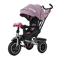 Дитячий триколісний велосипед Cayman, «Tilly» (T-381/7), колір Purple (фіолетовий у льоні)
