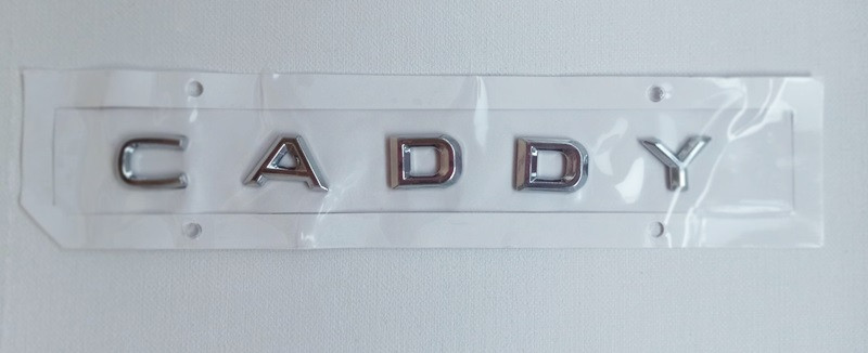 Шильдик напис Caddy 2021 15 мм.