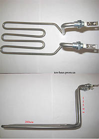 Тен для фритюрниці 2500 Вт, довжина — 200 мм, ширина 105, висота — 155 мм