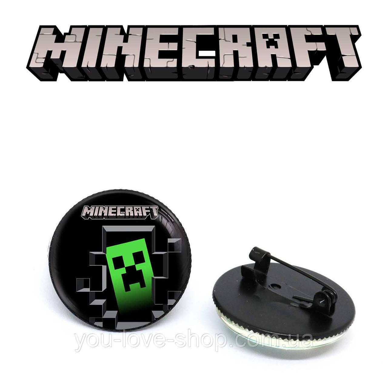 Значок Майнкрафт "Cube Puzzle" / Minecraft