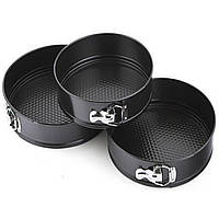 Рознімні форми для запікання з антипригарним покриттям 3 шт. UNIQUE UN-1702