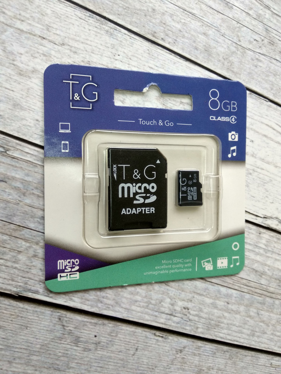Карта Памяти Micro SD 8Gb T&G Class 4 с Ад. — Купить Недорого на Bigl ...