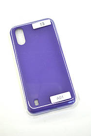 Чохол силіконовий для телефону Samsung A01 / A015 Silicone Orig FULL №13 Violet 4you