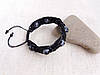 Браслет плетений із Сніжного обсидіана d 10мм, фото 6