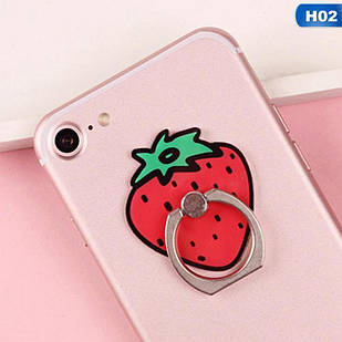 Кільце — тримач Попсокет Полуничка для телефона