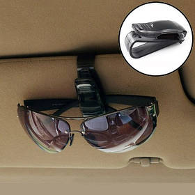 Тримач кліпса для окулярів автомобільна VW Audi Benz Hyundai Honda Mazda Chevrolet чорний