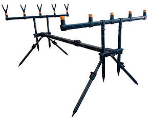 Рід під підставка під 5 вудилищ Kaida A9-1 - короповий рід під 5 вудилищ з рогачами А9-1