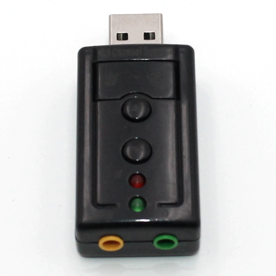 Внешняя звуковая карта USB 7.1 для ПК и ноутбука Аудиокарта Юсб - фото 3 - id-p1333396180