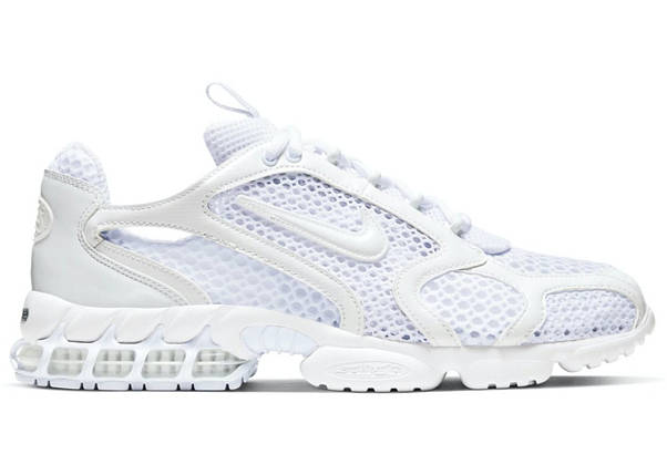 Кросівки Stussy x Nike Air Zoom Spiridon Caged 2 Full White, фото 1