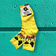 Шкарпетки з приколами джокер жовті Rock n socks, фото 3