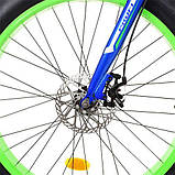 Велосипед фетбайк 26 дюймів Profi Power EB26POWER 1.0 S26.2 Сталева рама Чорно-зелений, фото 4