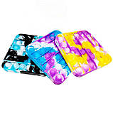 Антистрес сенсорна іграшка Pop It Квадрат Поп іт Нескінченна пупырка, фото 3