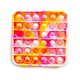 Антистрес сенсорна іграшка Pop It Квадрат Поп іт Нескінченна пупырка, фото 4