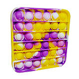 Антистрес сенсорна іграшка Pop It Квадрат Поп іт Нескінченна пупырка, фото 6