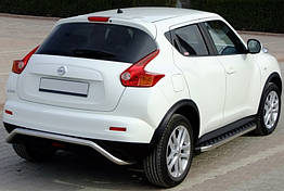 Бокові пороги BlackLine для Nissan Juke 2010-2019 Алюміній (2 шт)