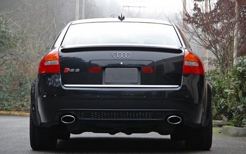 Лип спойлер Ауді А6 С5 (Audi A6 C5), накладка на кришку багажника