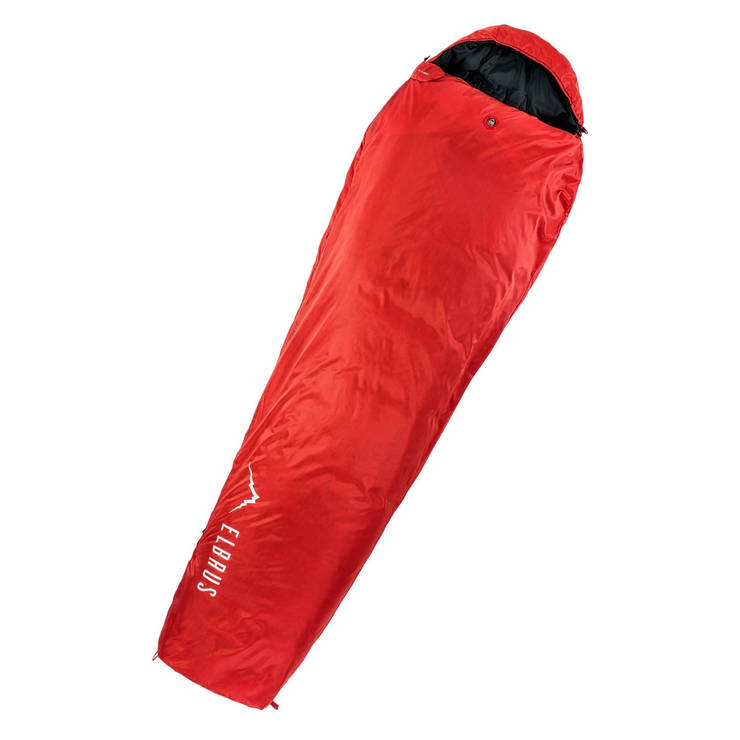 Спальний мішок Elbrus Carrylight 800 220 Чорний з червоним, фото 2