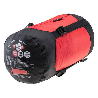 Спальний мішок Elbrus Carrylight 800 220 Чорний з червоним, фото 3