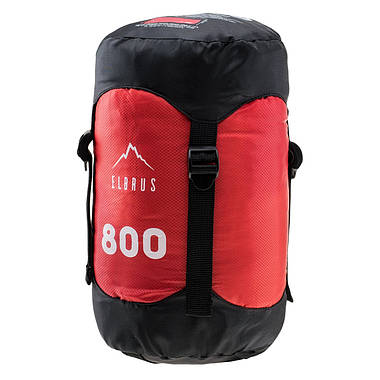 Спальний мішок Elbrus Carrylight 800 220 Чорний з червоним, фото 2