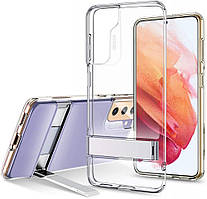 Чохол ESR для Samsung Galaxy S21 Air Shield Boost (Metal Kickstand), Clear (3C01202190201)
