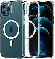 Чохол Spigen для iPhone 12/ iPhone 12 Pro — Ultra Hybrid Mag Safe, White (ACS02625)