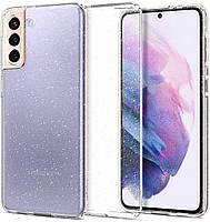 Чохол Spigen для Samsung Galaxy S21 — Glitter, Crystal Quartz (ACS02420)