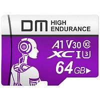 Картка пам'яті Micro SD 64Gb DM Purple Class 10