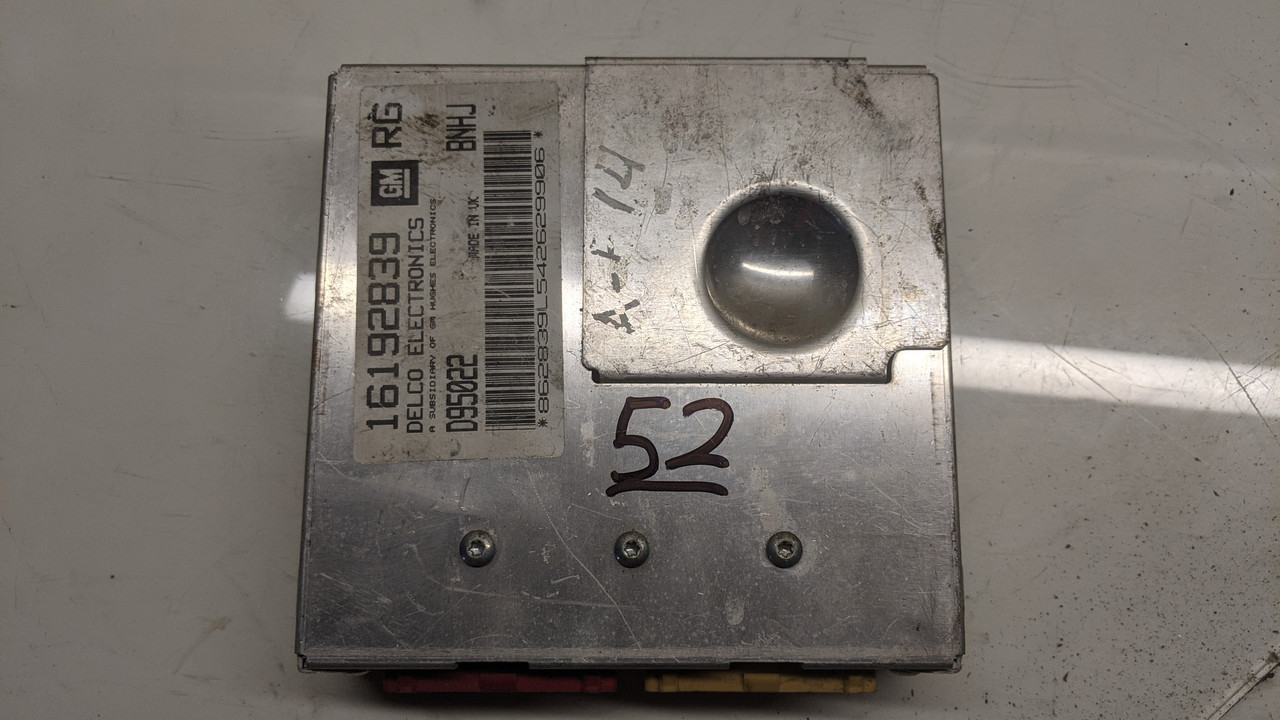 Блок управління двигуном Opel Astra F 1.6 №52 16192839