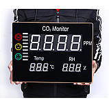 Термогігрометр-вимірювач CO2 HT-2008 (монітор, настінний), фото 5