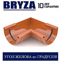 BRYZA 125/90 мм Угол желоба 90 град. 125 мм (коричневый, белый)