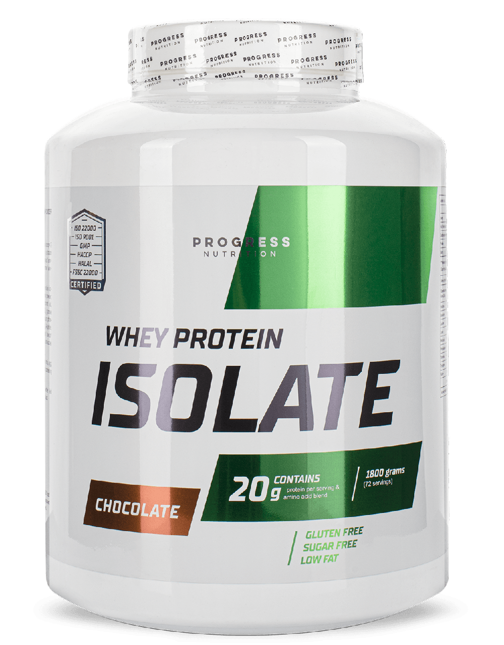 Сироватковий протеїн ізолят Progress Nutrition Whey Protein Isolate 1800 г Шоколад