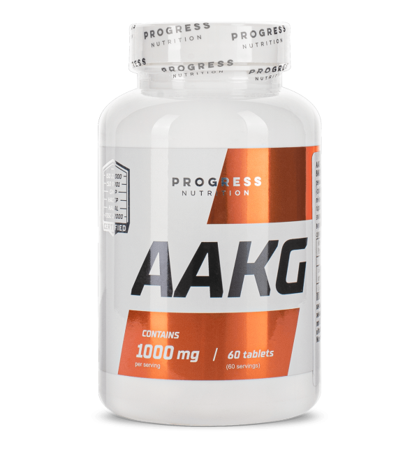 L-аргинин альфа-кетоглютарат Progress Nutrition AAKG 1000 60 таблеток - фото 1 - id-p1410417386