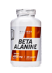 Бета аланін Progress Nutrition Beta Alanine 4000 100 капсул