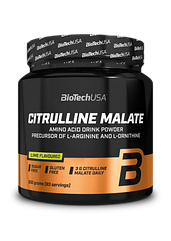 Л-Цитруллин малат BioTech Citrulline Malate 300 грам лайм