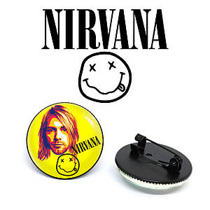 Значок Нірвана "Kurt Cobain" / Nirvana