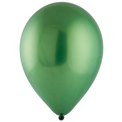 E 12"/888 Хром Сатин зелений Emerald. Кулі повітряні латексні