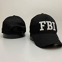 Летняя кепка бейсболка унисекс с нашивкой "FBI" (НD-277)