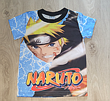 Наруто, Футболка для хлопчика, дитяча футболка, Наруто ,Naruto 110,116,, фото 3