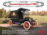 Развозной фургон MODEL T 1912 г. Сборная модель автомобиля в масштабе 1/24. ICM 24008