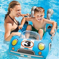 Детский надувной плотик Intex матрас круг для плавания для детей Машина 59380 C