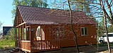 Будинок з корабельної дошки 8*10 , включаючи терасу 2*7,5 с вагонкой всередині, фото 4