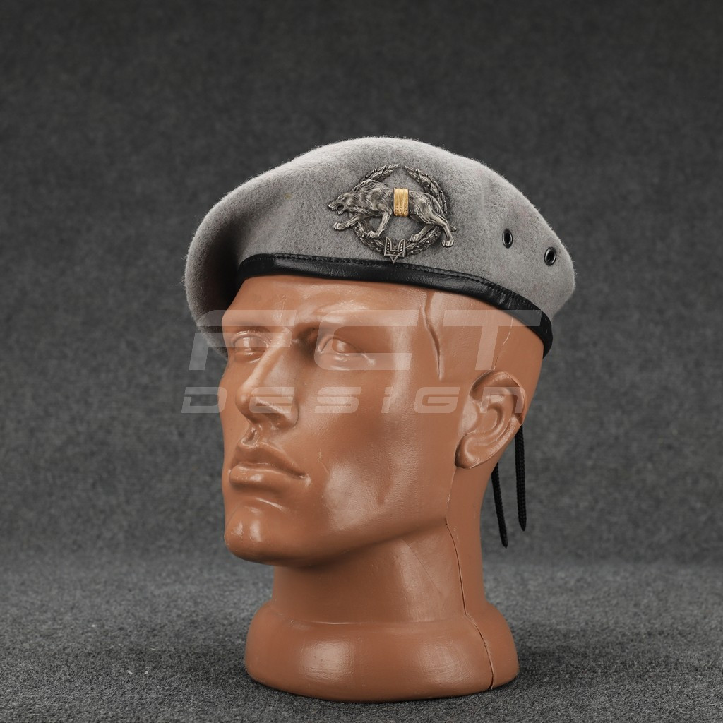 Берет ССО Крапля світло-сірий в зборі, фото 1