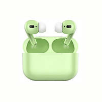 Беспроводные наушники TWS Airpod 3 с боксом для зарядки (Green) | Bluetooth беспроводные наушники с кейсом