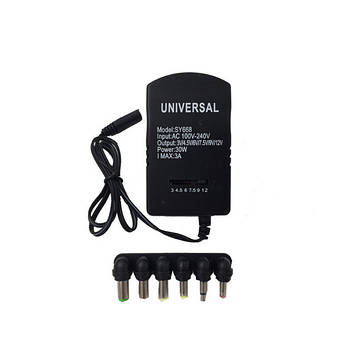 Зарядное устройство 220V SY-668 30W (Black) | Универсальный блок питания