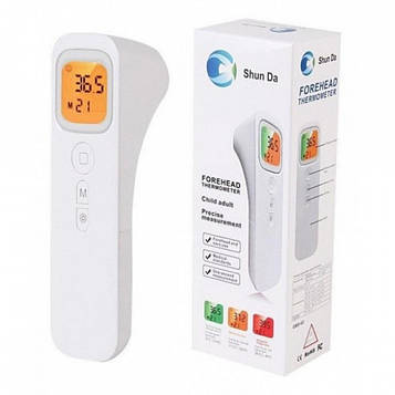 Інфрачервоний Термометр Shun Da (White) | цифровий Безконтактний термометр