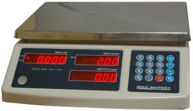 Весы торговые Икс-маркет ICS-6 NT ― Компания Укрвесы