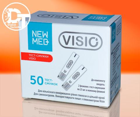 Тест смужки НьюМед Візіо (Visio New Med) — 50 шт.