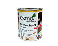Масло с твердым воском OSMO HARDWACHS-OL FARBIG для пола и изделий из древесины 3040 - белое 0,75л
